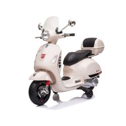 Chipolino Лицензиран акумулаторен мотор VESPA GTS Super бял