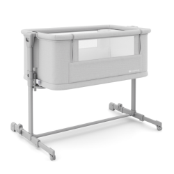 KinderKraft NESTEE GROW 2 бебешка кошара light gray