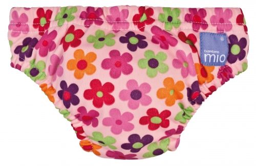 Bambino Mio - Бебешки бански Swim Nappy Brown Stripe