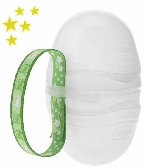 Chicco - Кутия за залъгалка - *White double*
