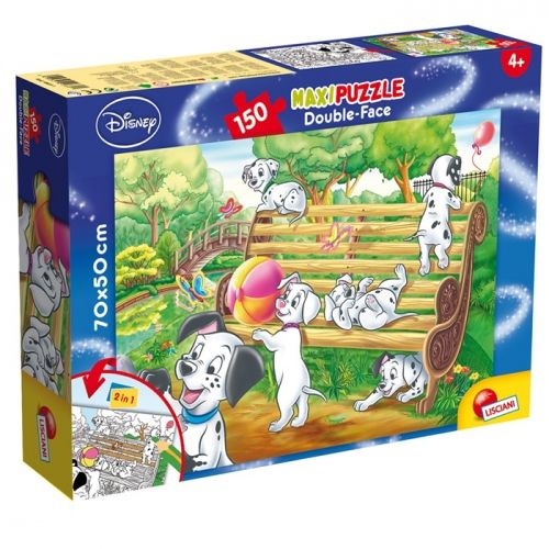 Детски Maxi пъзел 2в1 101 ДАЛМАТИНЦИ Lisciani 150 части
