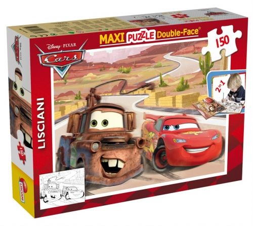 Детски Maxi пъзел 2в1 Колите The Cars Lisciani 150 части