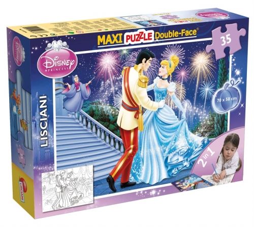 Детски Maxi пъзел 2в1 Disney Princess Пепеляшка Lisciani 35 части