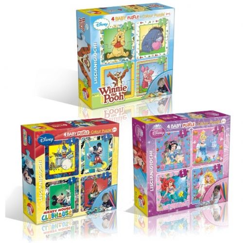 Детски пъзел зиг заг 2в1 Disney Lisciani - Асортимент