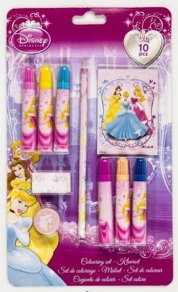 Детски оцветителен комплект Disney Princess 10 части