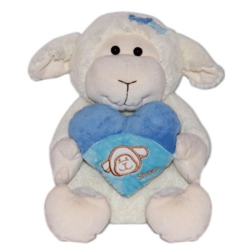 АМЕК - Животинче със сърце 28 см. - овчица