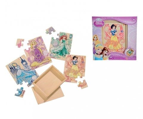Eichhorn Комплектът дървени пъзели Disney Princess 