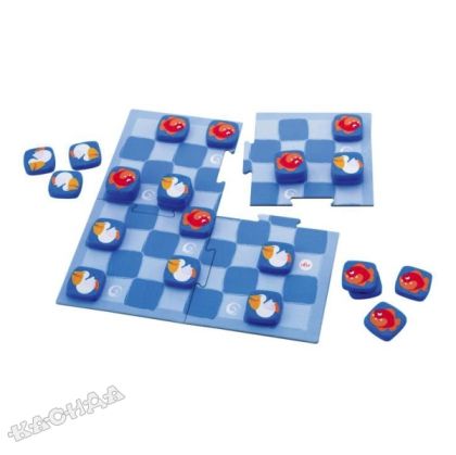 Sevi - Дървена игра CHECKERS Дама