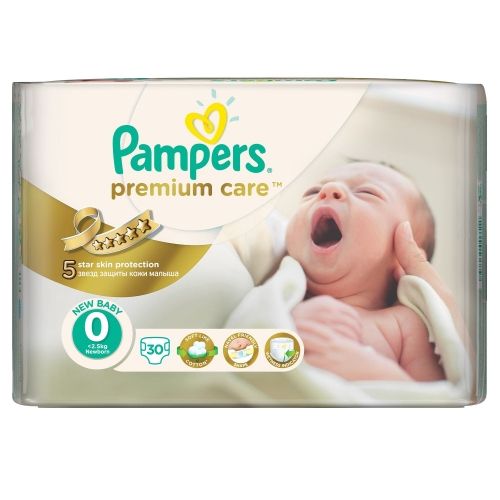 Pampers - Бебешки пелени Pampers Premium Care 1 *Newborn 2-5кг.* 88бр.