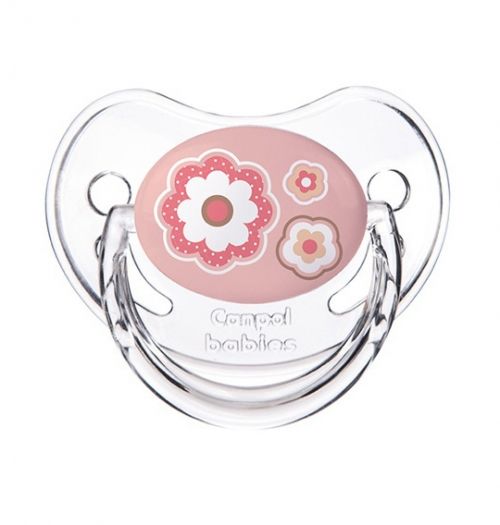 Canpol - Силиконова анатомична залъгалка *Newborn Baby* 0-6м. - розова