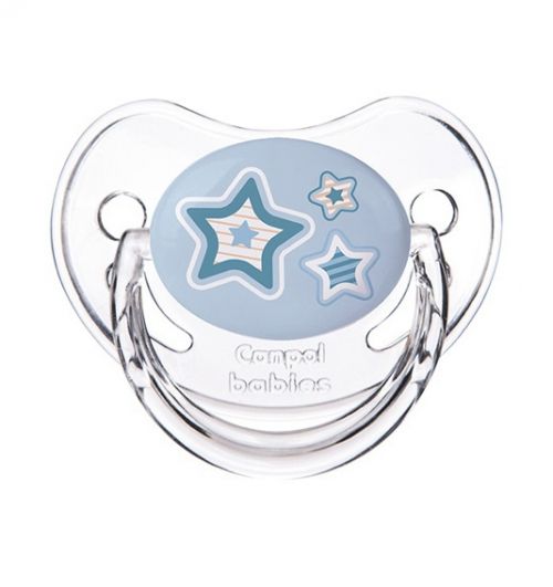 Canpol - Силиконова анатомична залъгалка *Newborn Baby* 6-18м. - синя