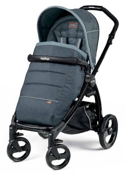 Комбинирана бебешка количка Peg Perego BOOK PLUS Completo Pop Up Blue Denim 2017