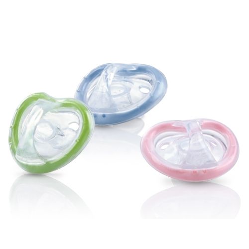 Nuby - Анатомична силиконова залъгалка 0-6 месеца