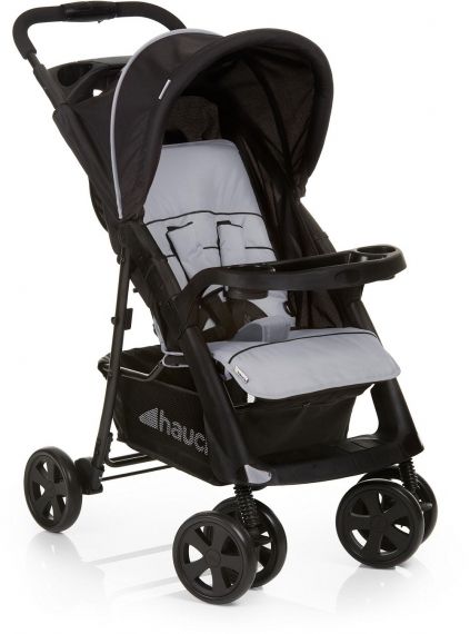 Комбинирана бебешка количка Hauck Shopper Comfortfold Black/Silver