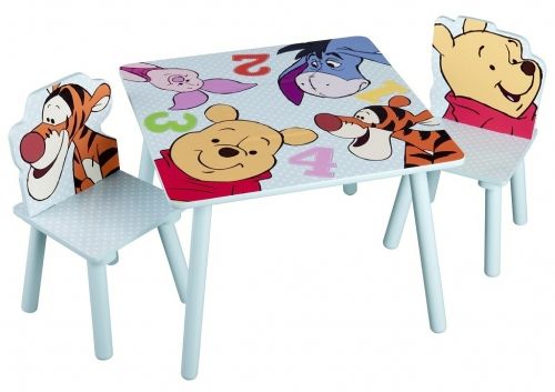 Delta Children Детска масичка с 2 стола Мечо Пух Winnie The Pooh MDF