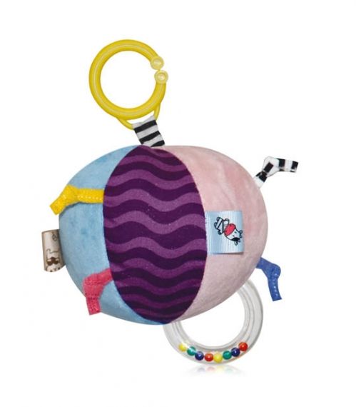 Bertoni Lorelli Toys Трептяща бебешка топка с клипс