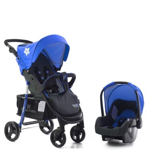 KikkaBoo Бебешка количка 2 в 1 Verona *Blue*