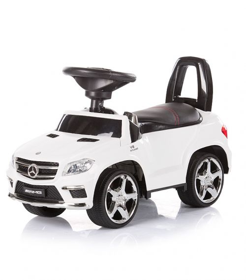 Детска кола за яздене с MP3 Chipolino MERCEDES BENZ GL63 AMG Бяло 2017