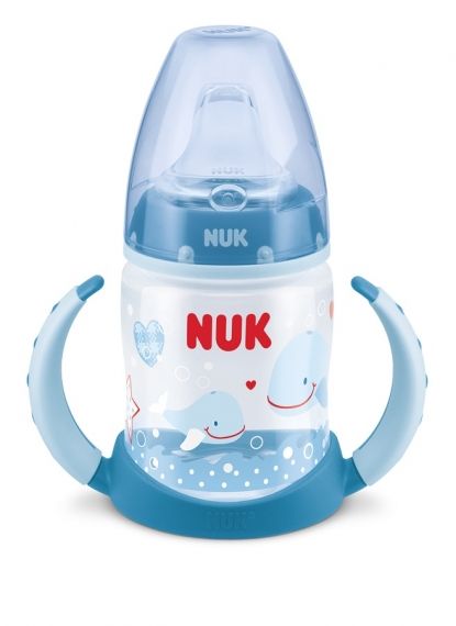 NUK FC РР шише 150мл със силиконов накрайник за сок Babygluck 6+ мес.