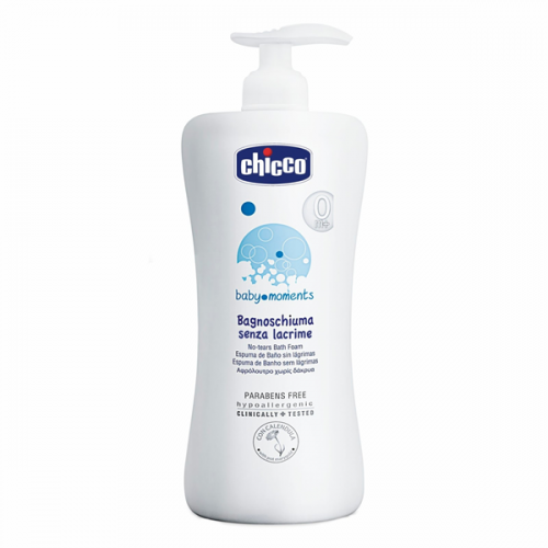 Chicco - Бебешки пяна за баня  Baby Moments без сълзи 500 ml.