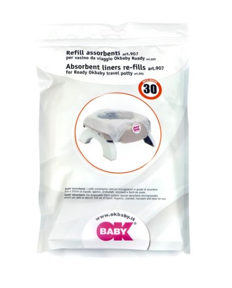 OKBaby  Абсорбиращи подложки за гърне 30бр.