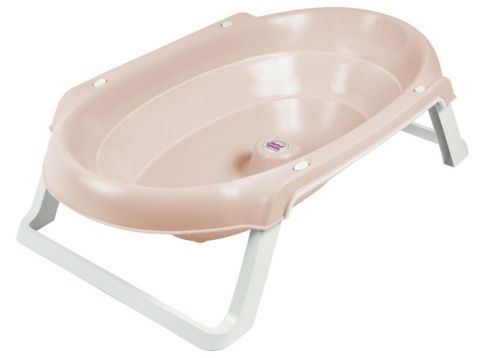 OkBaby Бебешка сгъваема вана ОНДА Slim св. розова