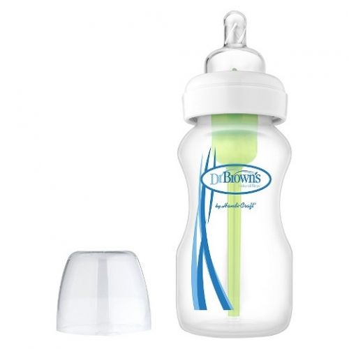 Dr.Brown`s Natural Flow Options - Широко шише за хранене 270ml.