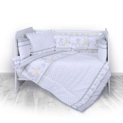 Бебешки спален комплект Bertoni Lorelli Lily Grey Elephants 60х120 см. 