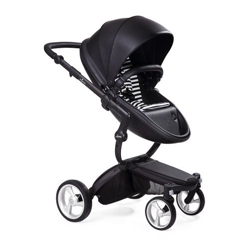 Бебешка комбинирана количка MIMA Xari Black Black and White