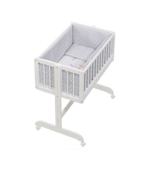 Interbaby Дървена кошара Co-Sleeping Bad  *Family Blue*