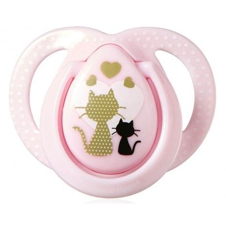 TOMMEE TIPPEE Силиконова залъгалка MODA GIRL 0-6м. 