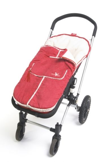 WallaBoo - Чувалче за бебешка количка Footmuff OntheGo - Warm Red