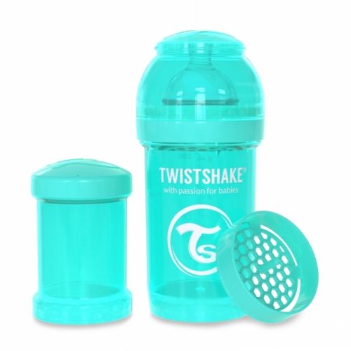 Twistshake Anti-colic бебешко шише180мл Тюркоаз