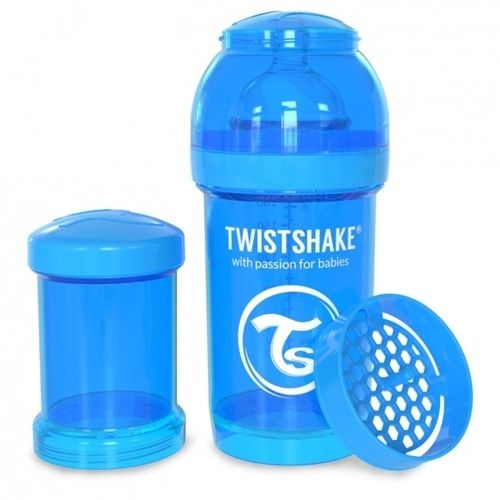 Twistshake Anti-colic бебешко шише180мл Синьо