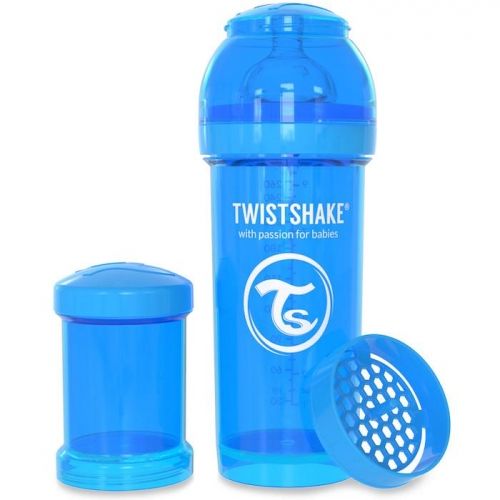 Twistshake Anti-colic бебешко шише 260мл Синьо