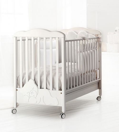 Детско дървено легло Baby Expert Coccolo Lux Bianco