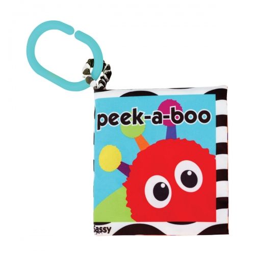 Sassy  Бебешка занимателна книжка "Peek-a-boo"