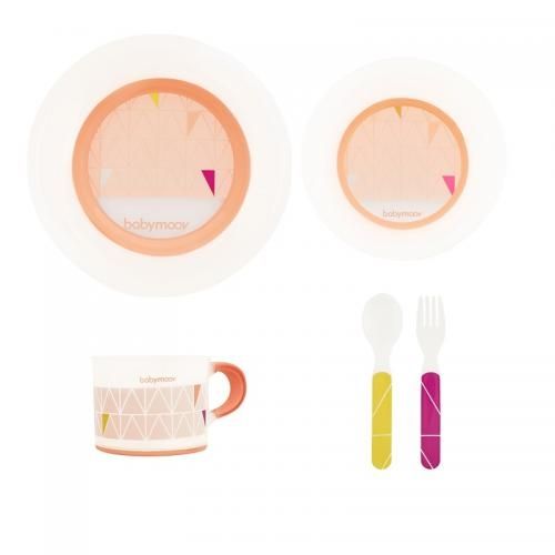 Babymoov Детски комплект за хранене Peach