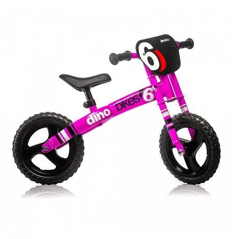Dino Bikes Детско колело за балансиране - Розово