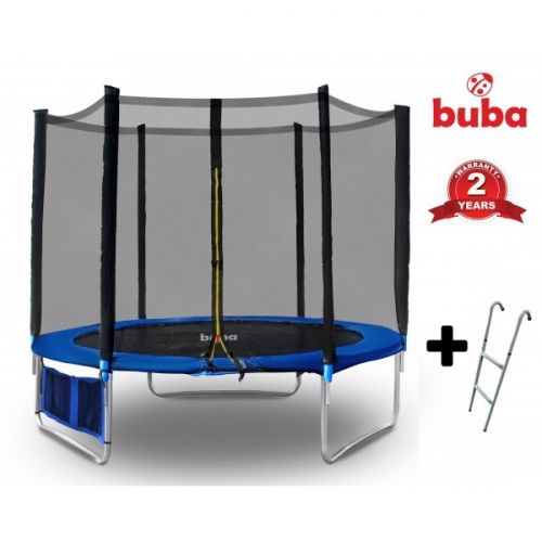 Buba Детски батут 12FT (366 см) с мрежа и стълба