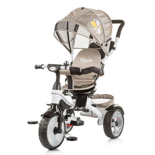  Chipolino  Триколка със сенник и въртяща се седалка 'РАПИДО' - бежов