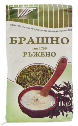Пълнозърнесто ръжено брашно тип 1750 - 1 кг.