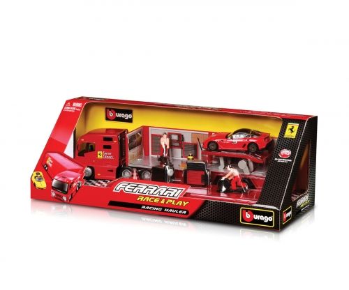Bburago - Ferrari  камион с 1 бр. кола 1:43