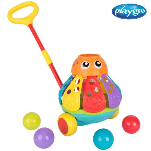 Playgro -  Активна играчка за бутане с топчета 'Октопод'