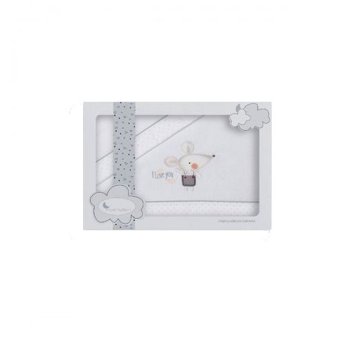 Interbaby - Бебешки спален комплект 3 части Happy Mouse(60x120см)