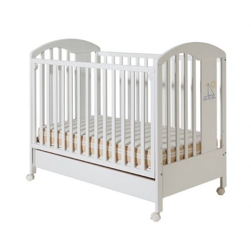 BUCKO  Детско дървено легло Lilly 60/120см, бял