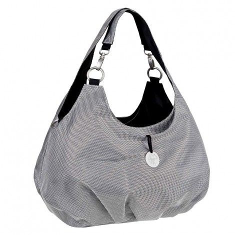 Lassig - Чанта за бебешка количка с аксесоари Gold Label Shoulder Silver
