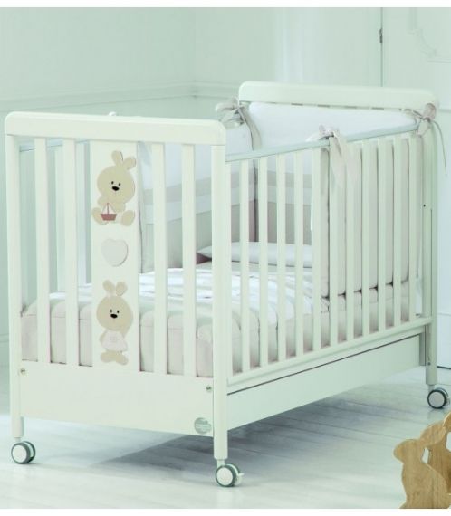  Baby Expert Детско креватче Trotto&Lina бял/беж