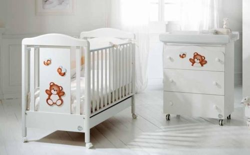  Baby Expert Детска стая Allegria  Baby Orsetto бял