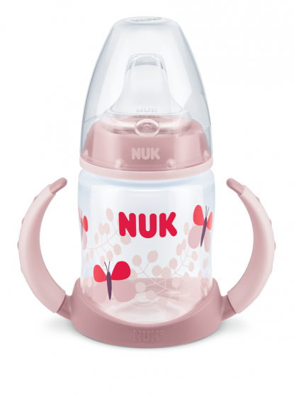 NUK FC РР шише 150мл със силиконов накрайник за сок   6+ мес.